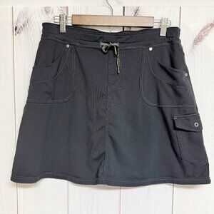KÜHL Women’s Mova Cargo Skort Medium Black Stretch EUC